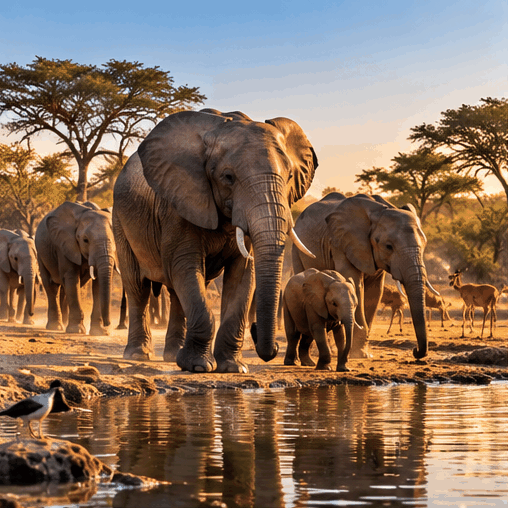 Top 5 Tourist Attractions in Zimbabwe for 2026: A Complete Planning Guide 9 Elephants at a Hwange waterhole
