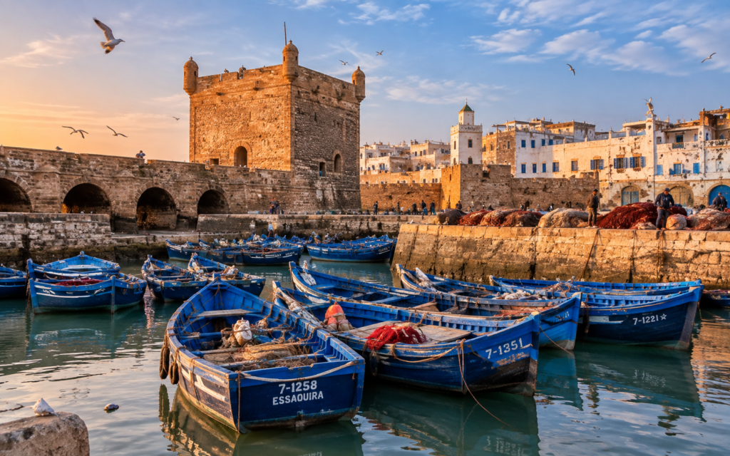 10 Popular Tourist Attractions in Morocco You Can't Miss (2026 Guide) 8 Essaouira Harbor at Golden Hour