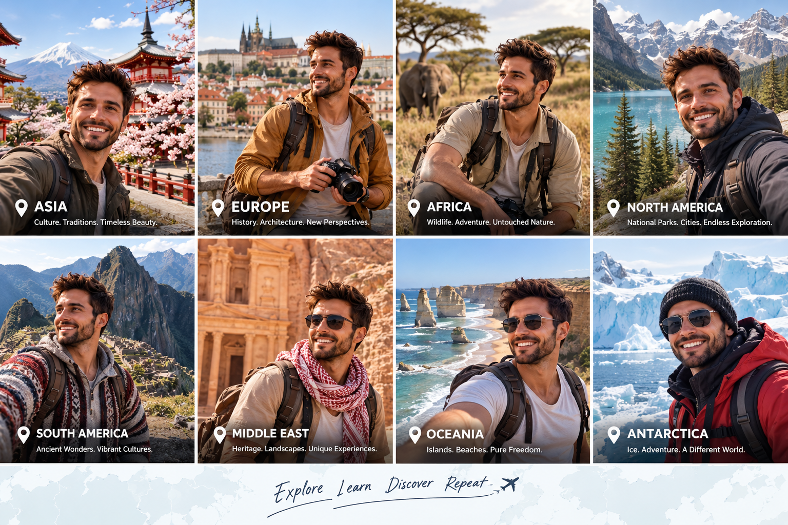 Home 12 Global Journeys Explore Learn Discover Repeat