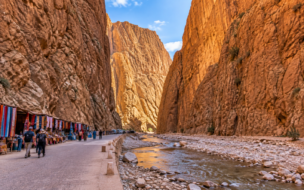 10 Popular Tourist Attractions in Morocco You Can't Miss (2026 Guide) 7 Golden Canyon Market by the River