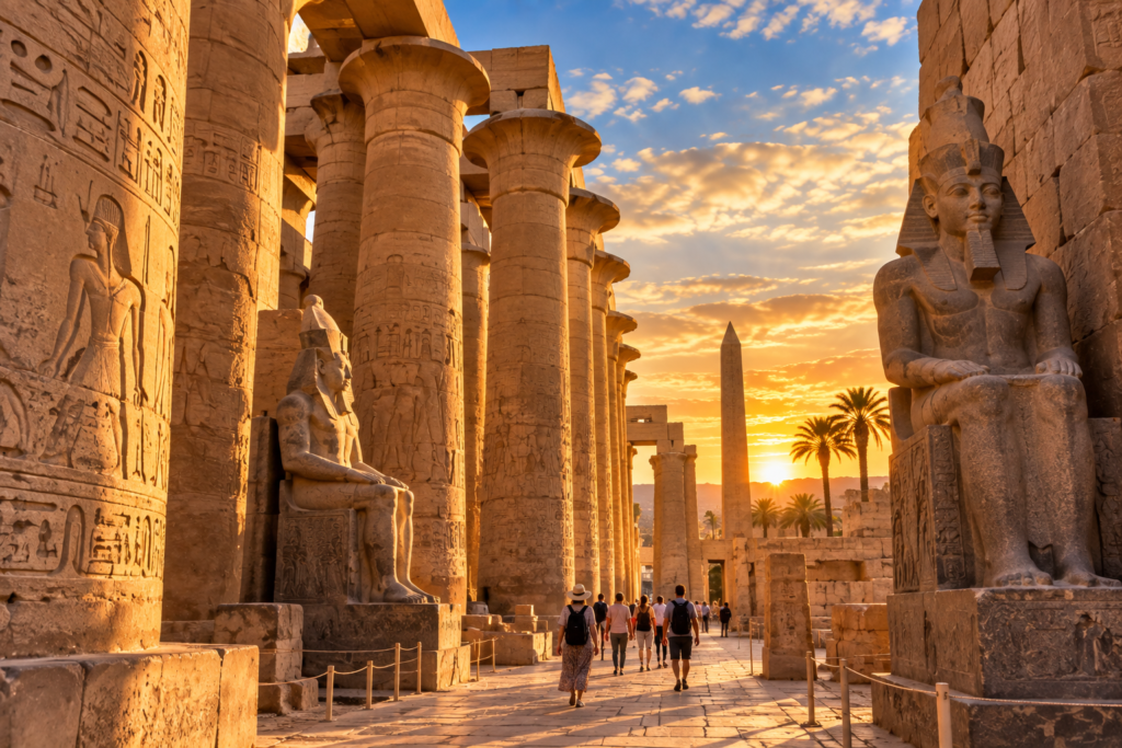 Top 10 Most Popular Tourist Attractions in Egypt You Must Visit 1 Golden Hour at Ancient Karnak
