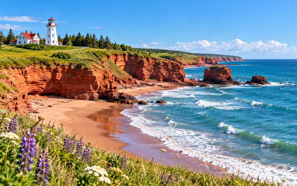 10 Best Tourist Attractions in Canada to Visit in 2026 5 Lighthouse Over the Red Cliffs