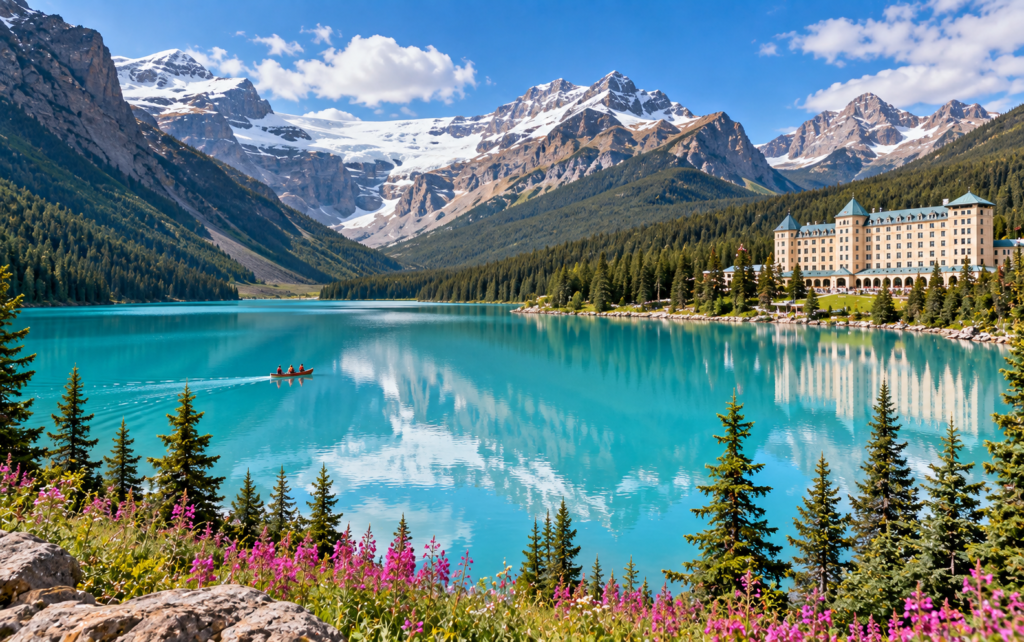 10 Best Tourist Attractions in Canada to Visit in 2026 6 Turquoise Lake and Mountain Chateau