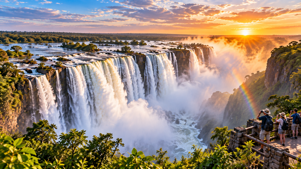 Top 5 Tourist Attractions in Zimbabwe for 2026: A Complete Planning Guide 6 Victoria Falls with mist and rainbow