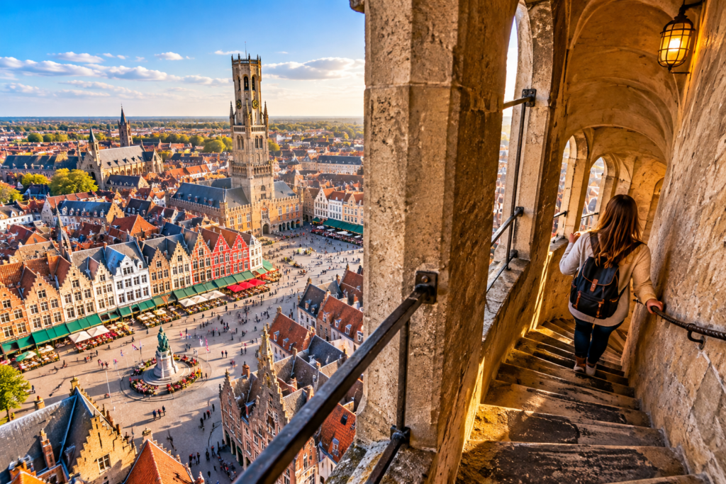 Top 10 Tourist Attractions in Bruges You Must Not Miss (2026 Guide with Prices & Tips) 8 View of Bruges from the Belfry